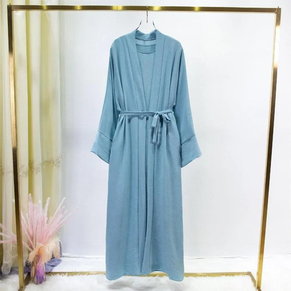 Ensemble Abaya Cardigan : FibrInner Robe + Ceinture - image de produit 4