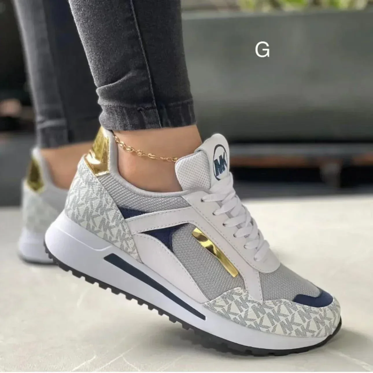 Chaussures Compensées Femme Respirantes Plateforme - image de produit 9