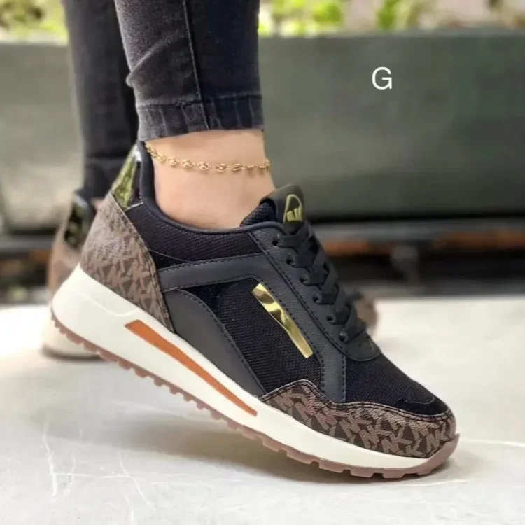 Chaussures Compensées Femme Respirantes Plateforme - image de produit 2