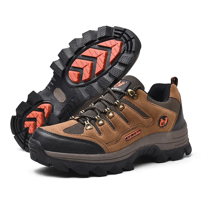 Baskets de randonnée montantes en cuir pour hommes et femmes - Confort et style pour l'automne et l'hiver - image de produit 6