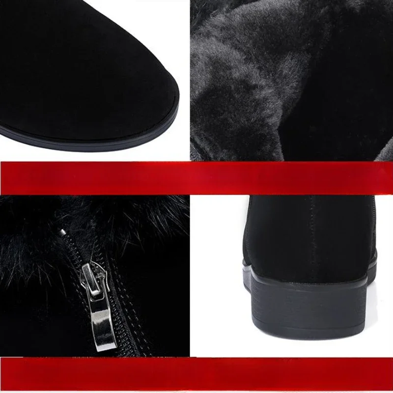 Bottes fourrure compensées femme - Confort mode anti-Ald - image de produit 1